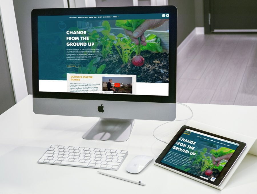 Grow it Yourself Website Design Visual