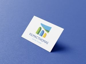 Kilmacthomas logo business card mockup