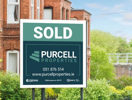 Purcell Properties external auctioneers sign
