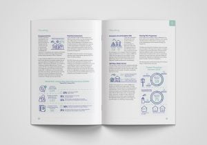 Waterford CIty & County Council Annual Report 2019 layout piecharts
