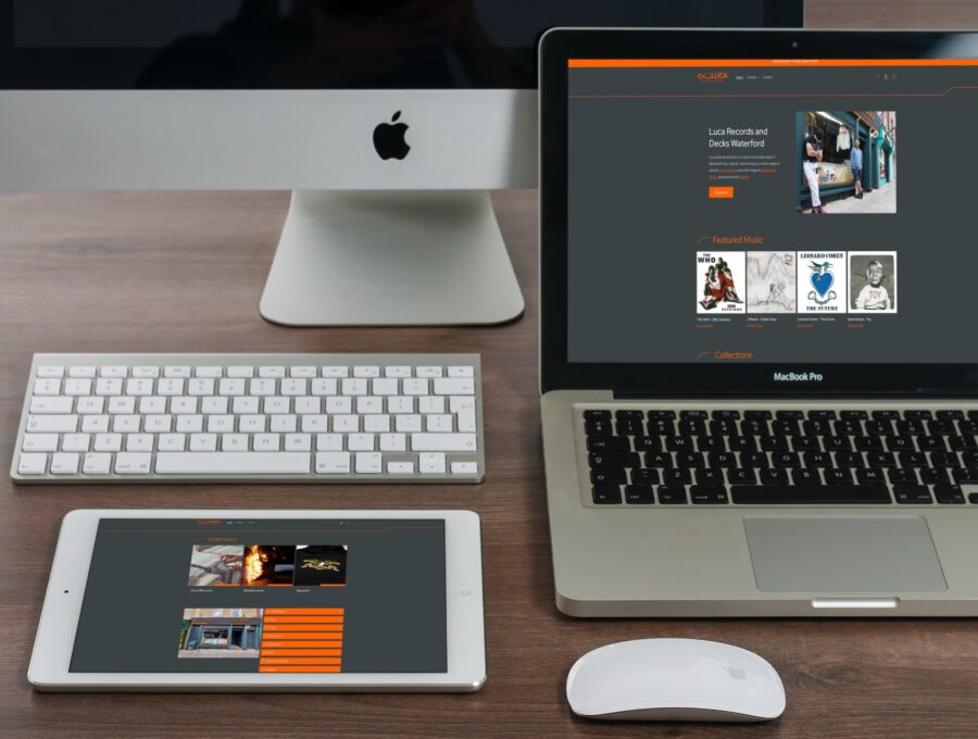 Luca Records & Decks Shopify Website Design