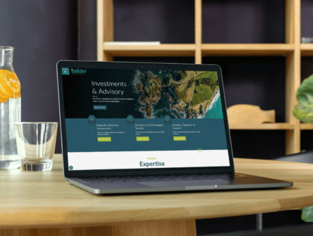 Talav Investments website design